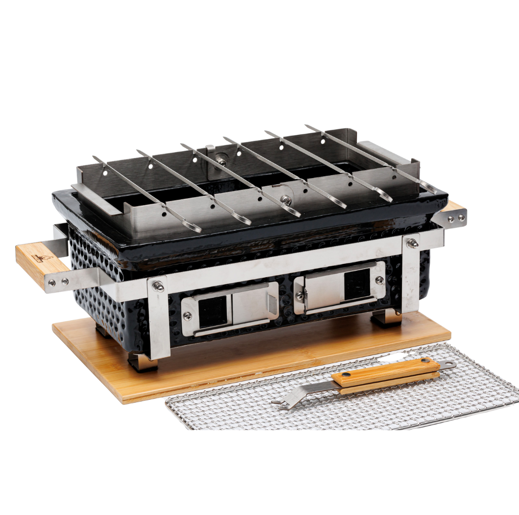 เตาถ่านบาร์บีคิว KINGBE YAKITORI CERAMIC 39ซม._6